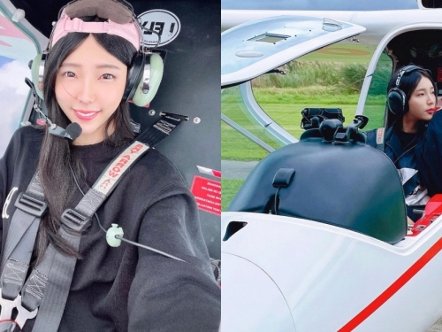 正妹也會開輕航機？「氣質長腿妹」王晨飄Sofia不光騎重機很猛，還有超多才藝！
