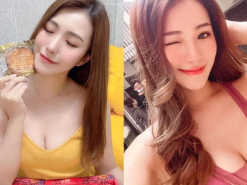極品美體！「又晞Rina」領口被凶器擠爆，白嫩雪胸欠私藏一波！