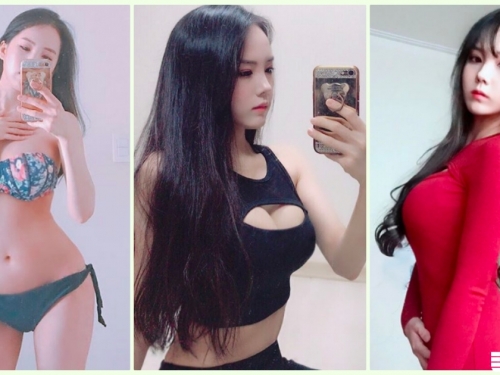 火辣辣！「白皙爆乳正妹」美奶視角好壞壞！超誘惑的「極品顏值」讓人一秒戀愛...