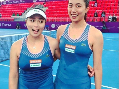 多哈女網／直落2奪勝 詹家姊妹挺進4強