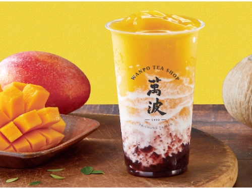 用喝的「芒果糯米」！萬波島嶼紅茶推出「椰芒紫米爽」　濃濃紫米、椰奶一秒到泰國！
