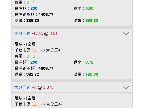 今早日本賽事 個人小心得分享