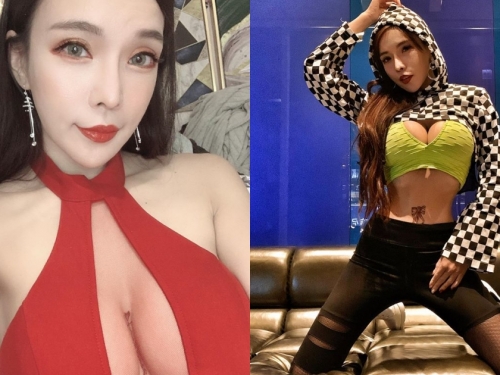 病後復出依然好辣！「JocelynKao牛奶兒」挺32F奶參加尾牙，巨乳蠻腰辣度不減！