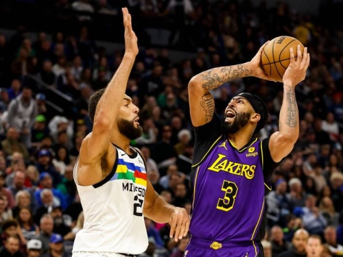 NBA》AD拿38分率湖人逆轉灰狼 紫金大軍相隔一年勝率破五成