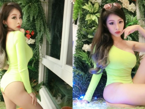 超狂S線！火辣尤物「小悠Judy」微厚雙唇性感度破表，蜜桃一挺銷魂曲線一覽無遺！