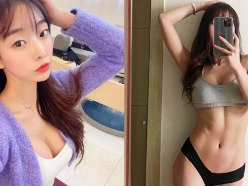 這身線條不得了！皮拉提斯教練 Dodo「美乳＋馬甲線」辣翻天