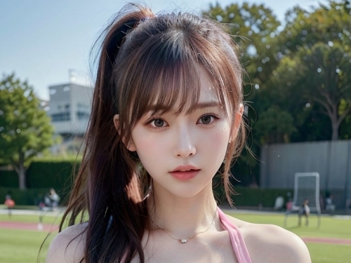 AI生成美女~AiMakeGirl-陸上部 Pink