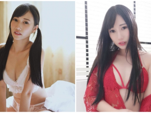呆萌系「爆乳正妹」又又超純真狗狗眼太惹人憐愛，默默露出火辣身材誘惑加成
