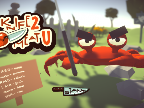 廢到笑！持刀的螃蟹遊戲《Knife 2 Meat U》，闖入民宅報復人類
