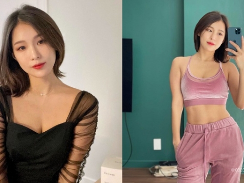 美乳 OL 愛上健身！韓國網紅 Becky 練出「翹臀馬甲線」人氣直升
