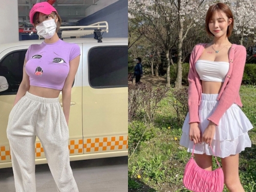 停車場「171cm短髮女孩」展現超豐滿視角！完美身材畫面好壯觀