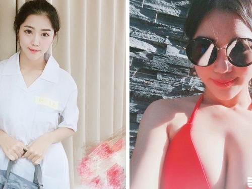 醫美師深藏不露...爆乳醫美師「莎莎」白衣底下藏巨乳！「超有事業心」診所被朝聖擠爆