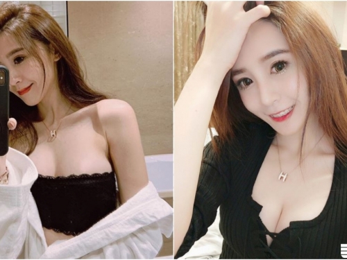 愛美的女生不怕冷～牙套正妹「Huiting」室內室外都穿少少，果真養眼～