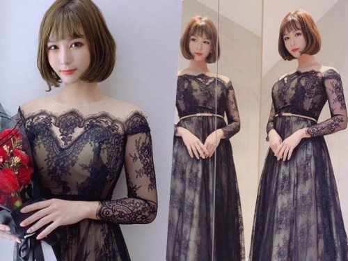女神希維亞「亮麗出席百大頒獎」，高雅平口禮服美到翻了！