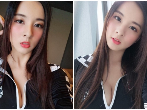 火辣美乳賽車女郎！拉鍊下的「D奶深溝」畫面養眼到極點！