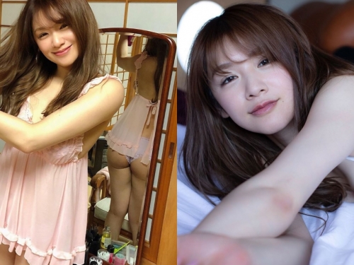 屁屁失守啦！「美乳正妹」意外被鏡子出賣，渾圓柔軟的「雪白蜜桃」直接跑出來！