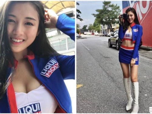 鄰家女孩變辣妹！「長腿麻豆」展場造型辣死人，吸睛度真是百分百！
