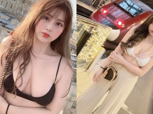 6度正好讓奶保鮮！「W型奶妹」國外大肆展現長輩，超狂穿搭一般人凍未條！