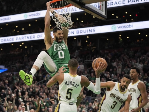 NBA》史上第3人！塔圖姆轟38分寫紀錄 率綠衫軍險勝鵜鶘