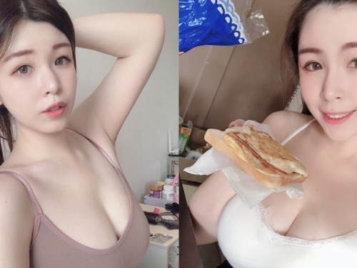 天使臉蛋＋魔鬼雪乳！正妹「蔡宥宥」怎麼穿就是藏不住 F 級胸器