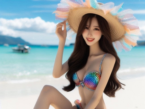Beach Meet Swimsuit Girls Special 3