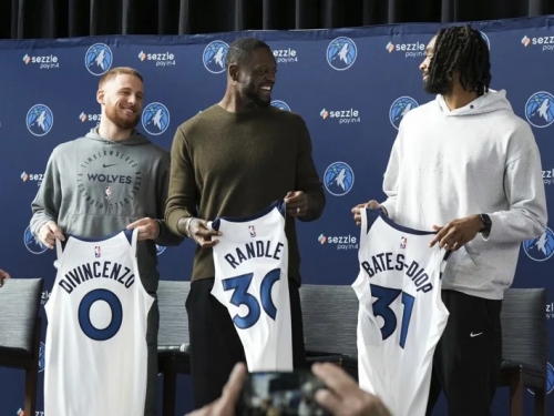 NBA》交易後灰狼進入愛德華時代 藍道：我來幫忙奪冠的