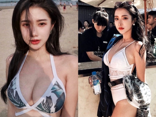 時尚女神磁力超強！「呂妍芯」美體火辣雙峰一挺，全海岸線都被美女光掃射一遍！