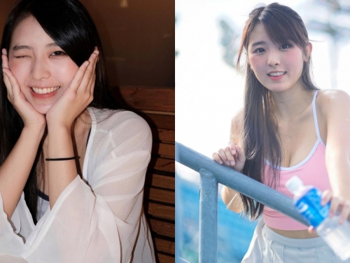 氣質甜美的「香港美少女」蘇菲，笑容讓人好想戀愛！爆乳小背心根本大犯規！
