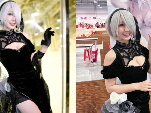 台版新垣結衣「希希CC」化身性感2B出席開拓動漫祭引起熱議