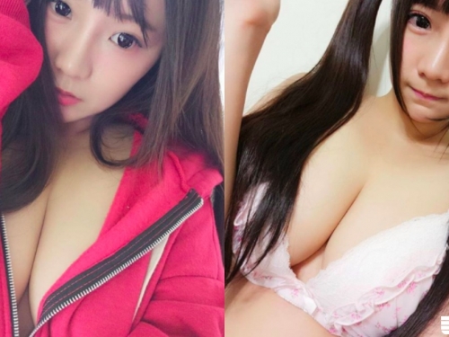 少女的30公分！完全巨奶蘿莉「深溝比臉長」!中間那條線堪比「鄉民30公分」好深好長呀！