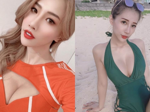 長腿正妹「米小米mina」身材好極品，連身比基尼「超凸顯性感S曲線」！