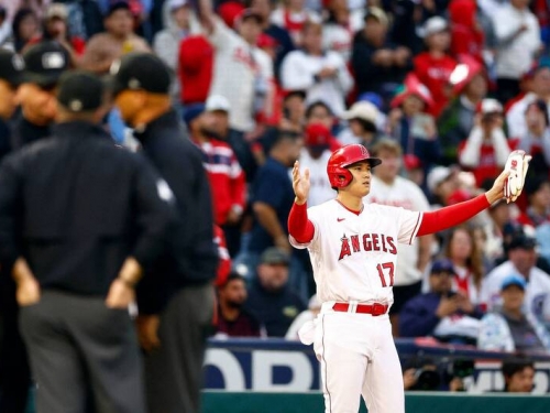MLB》大谷開轟險被裁判沒收 全壘打數並列美聯第二多