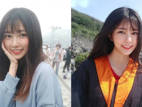樂意觸電！清大經典校花「阿倪」清秀五官笑容超帶電，乍現修長美腿全校都力捧！