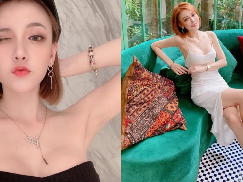 又被辣到！身材纖細的小臉美女「林酸酸」，細肩帶爆乳洋裝女人味十足！