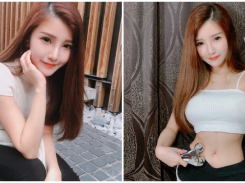 「隱乳系正妹」珊珊用性感小蠻腰業配，逆天美顏與緊緻身材讓業績飆升！