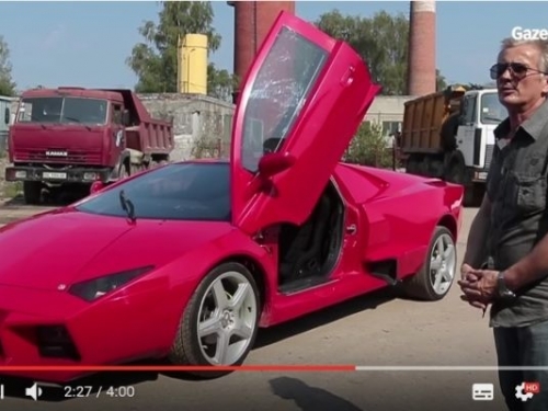 烏克蘭奇人花四年時間證明，只要有心你也能「自製一台Lamborghini限量跑車」啊！