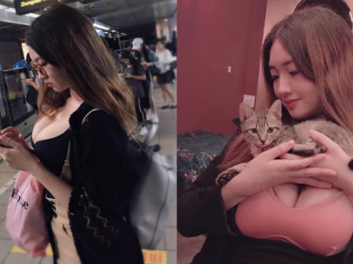 台北捷運驚見「爆乳通勤族」　巨乳工程師上班路程總是起起伏伏