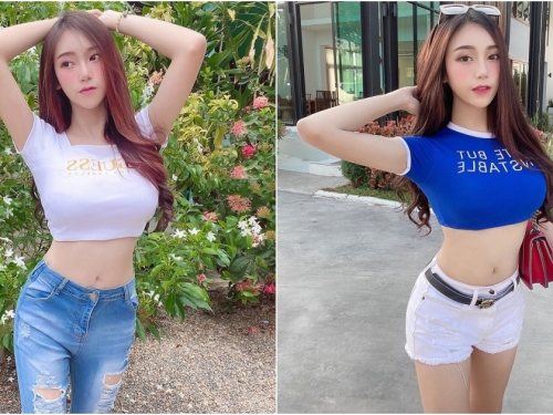 甜力值滿分！「高顏值正妹」挺胸視角好誘人 衣服底下藏著超兇猛大長輩