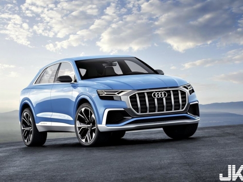 無差別「力戰」GLE Coupe、X6「德系」豪華跑旅，全新頂級旗艦Audi「Q8」將在2018年量產上市！