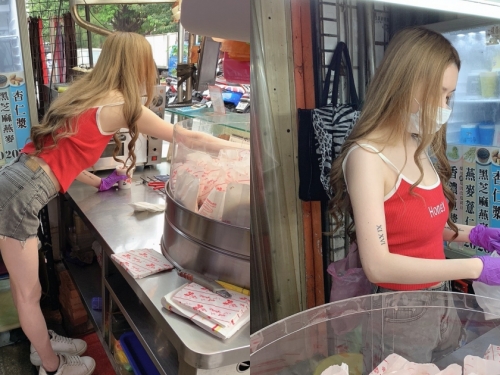 大稻埕「胡椒餅正妹」白皙美腿引瘋傳！極品火辣視角有夠迷人