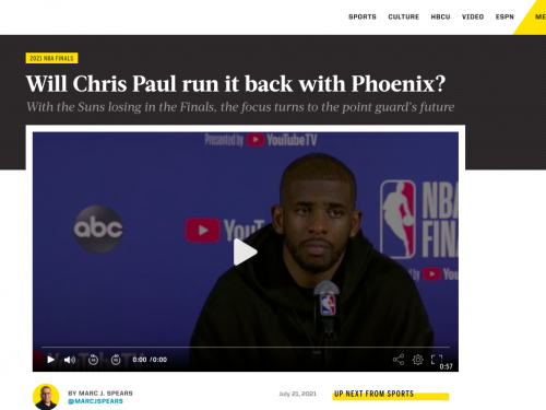 CP3要離開太陽了嗎？大咖記者驚爆：湖人和姆斯將會招募保羅！