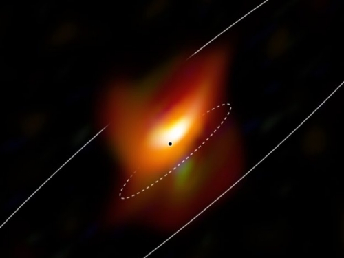 M77 星系超大質量黑洞過去始終被塵埃遮擋，如今終於確認位置