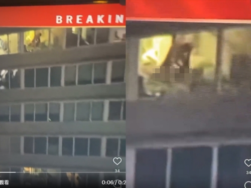 直播警方遭槍擊瞬間歪樓 男女嘿咻畫面跟著連線大放送