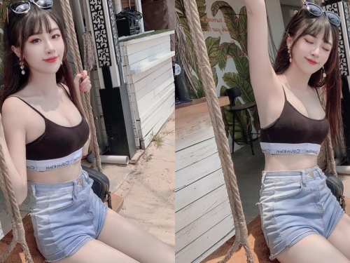 夏天要來了！鄰家正妹「陳0」墾丁清涼照超養眼，白皙曲線戀愛了！