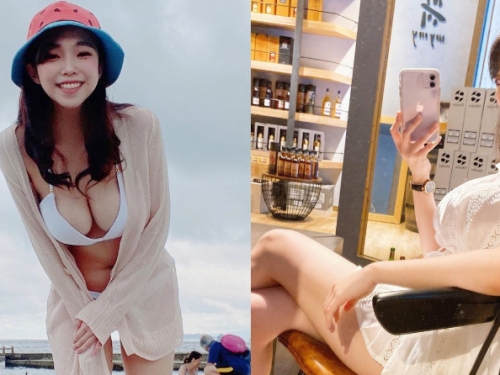 火辣稱霸海岸線！巨乳正妹酒商「Mia 米亞」換上比基尼展現性感身材