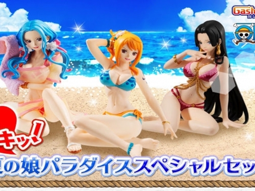 盛夏的醍醐味！萬代推出航海王3位人氣女角色泳裝造型「夏日女孩天堂特別套組」PVC人偶!