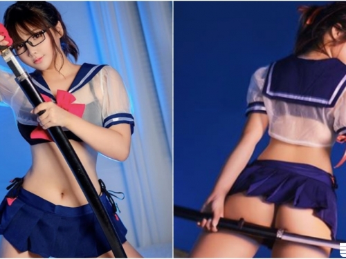 越南妹子也好辣！「透明水手服」秀出好身材，「巨乳美尻」展現軟實力！
