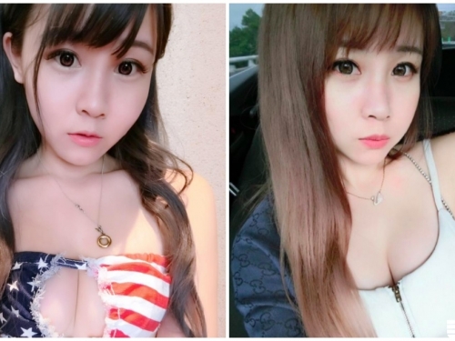 超性感百變女孩！甜美大眼外加雪白美乳，兔女郎裝辣到極點！