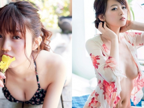 超越暗示的少女！嫩模「口中含花」好挑逗，各種「養眼畫面」沒有極限啦...