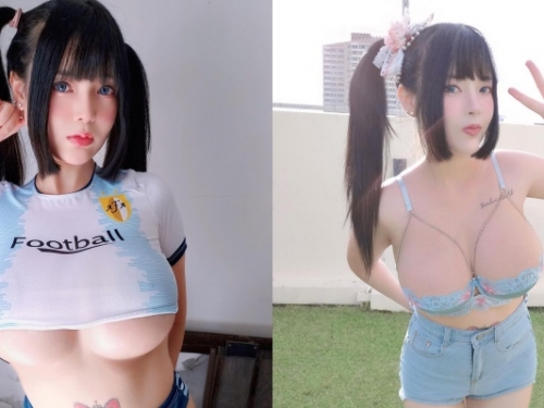 北半球面積太大！性感網紅 Yuki 曬超兇身材  長輩直接掉出超過一半